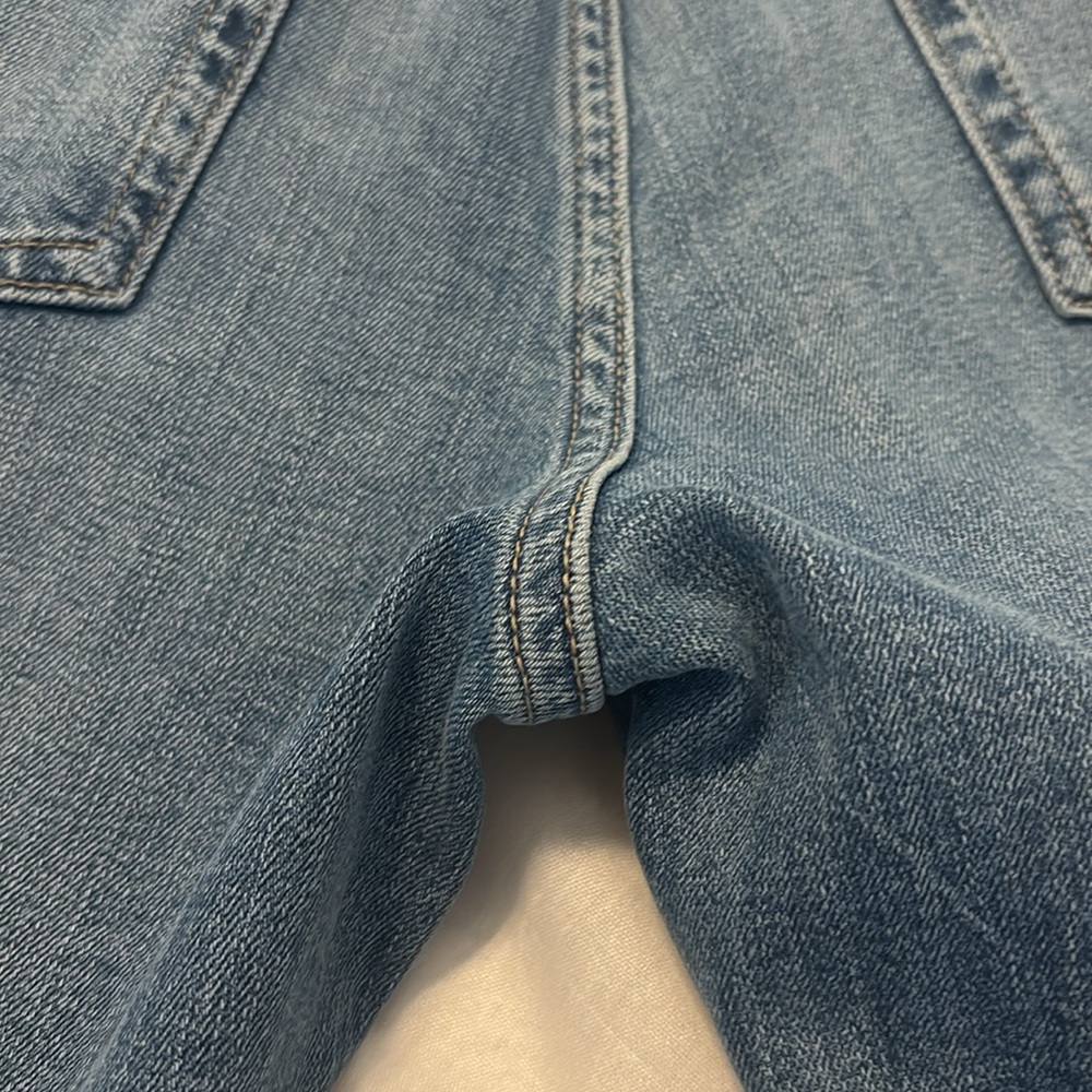 J Crew Flex straight blue jeans SZ 32 X30 light wash stretchy casual wear comfy - Picture 13 of 15